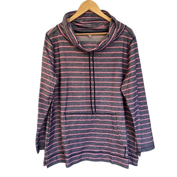 Talbots Tops - New Talbots Sweatshirt sz 1X Pull over Cowl neck sweatshirt